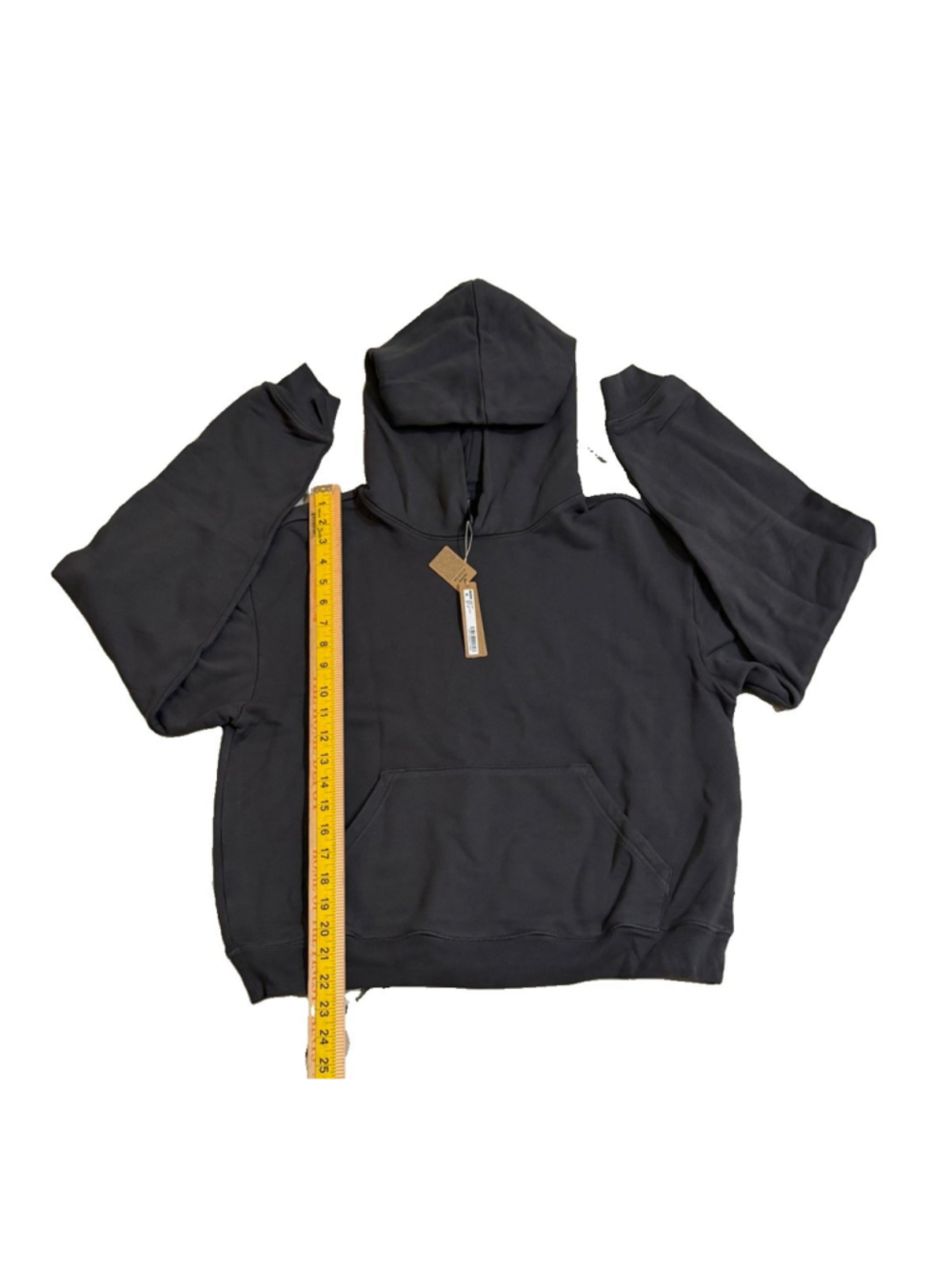 SKIMS TERRY HOODIE SWEATSHIRT ASH COLOR SIZE MEDIUM - Picture 3 of 7